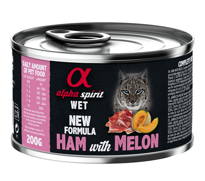 Paté de Presunto com Melão para Gatos