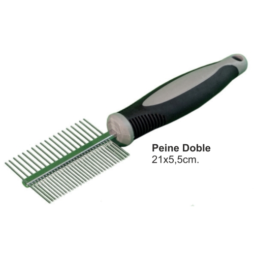 Peine Doble 21x5,5 cm.