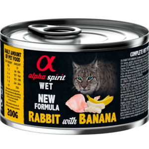 Paté de Conejo con Plátano para Gatos