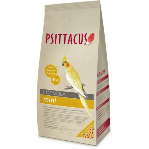 Psittacus Pienso Mini 450 gr. Ninfas.