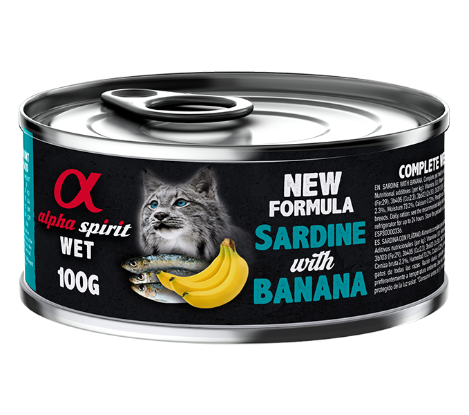 Paté de Sardina con Plátano para Gatos - Imagen 2