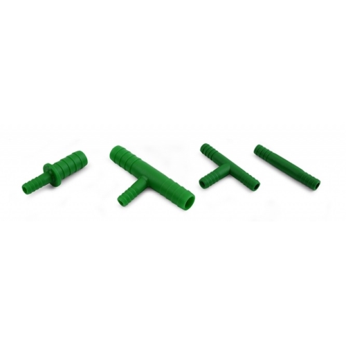 Empalme Recto 7 Mm.(para Tubo Gris Pajaro)