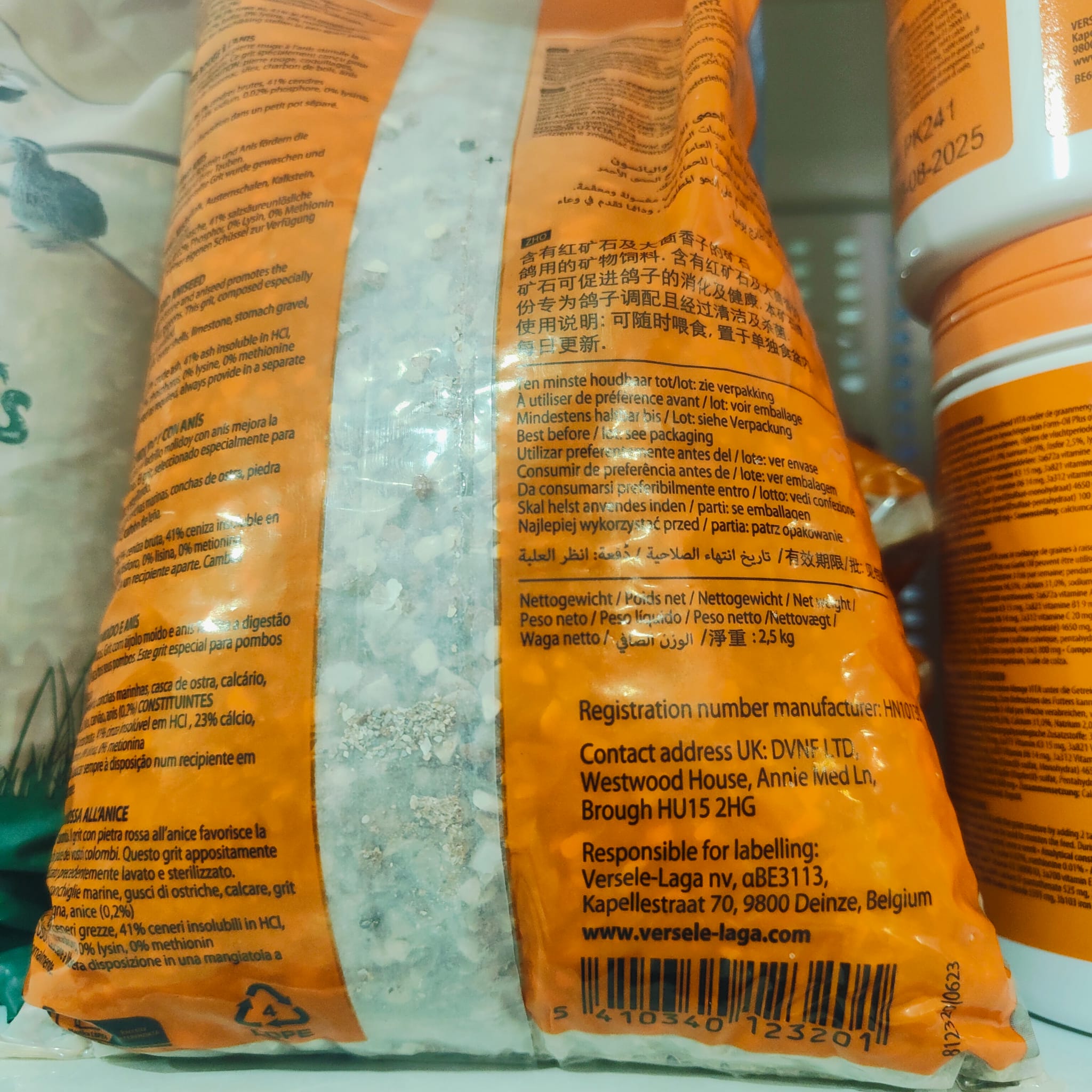 Grit Palomas 2,5 Kg. Versele-laga - Image 4