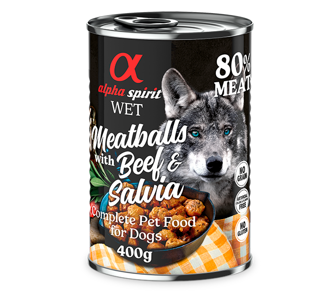 Almôndegas de Vitela e Sálvia para Cães