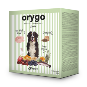 Orygo - Alimento de Pollo con Legumbres para Perros Senior