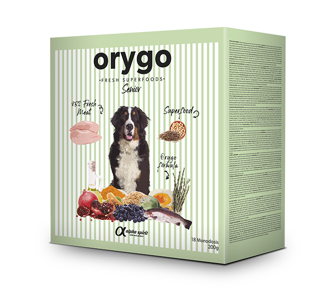 Orygo - Alimento de Pollo con Legumbres para Perros Senior
