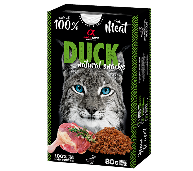 Natural Snack para Gatos - Pato