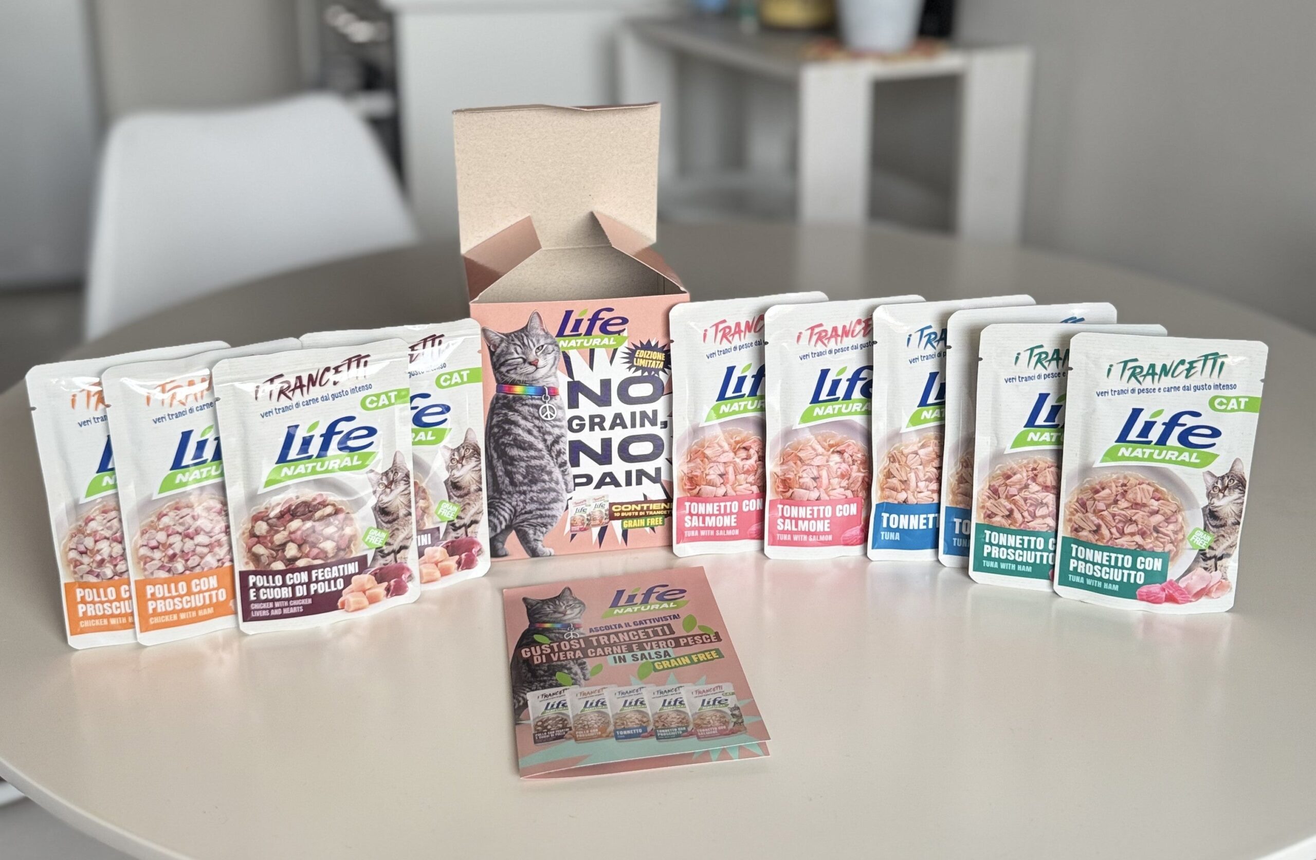 BOX TRANCETTI GRAIN FREE - 10 BUSTE DA 55 GRAMMI - SCONTATO DEL 20% - Imagen 2