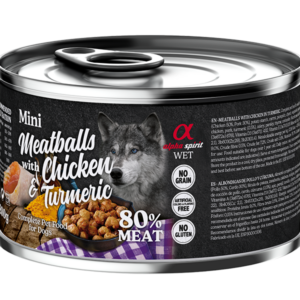 Albóndigas de Pollo y Cúrcuma para Perros