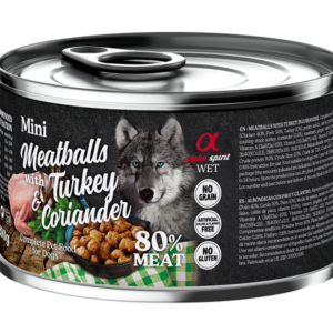 Albóndigas de Pavo y Cilantro para Perros 200gr