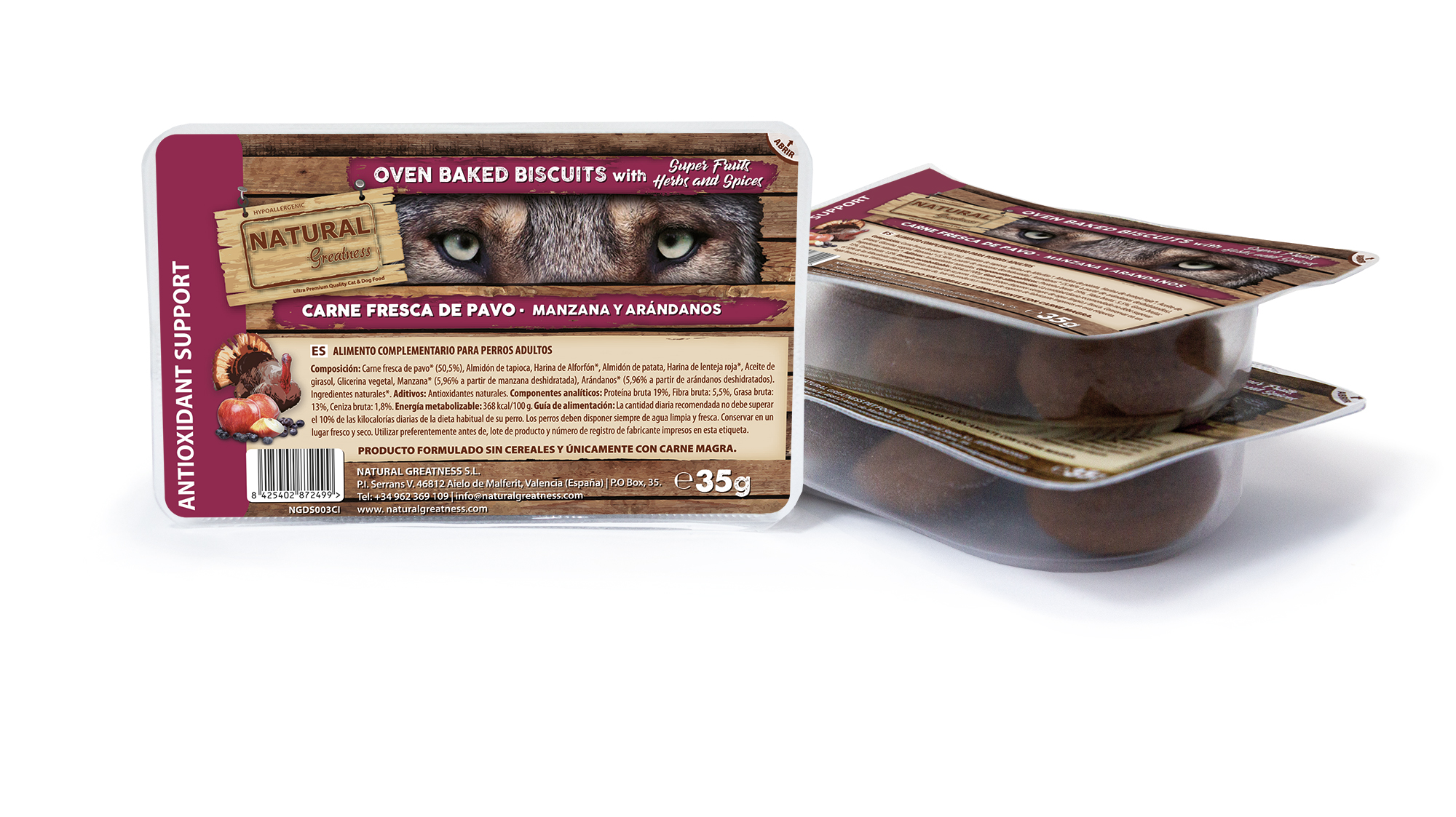 Natural Greatness Antioxidant Support (Oven baked biscuits)