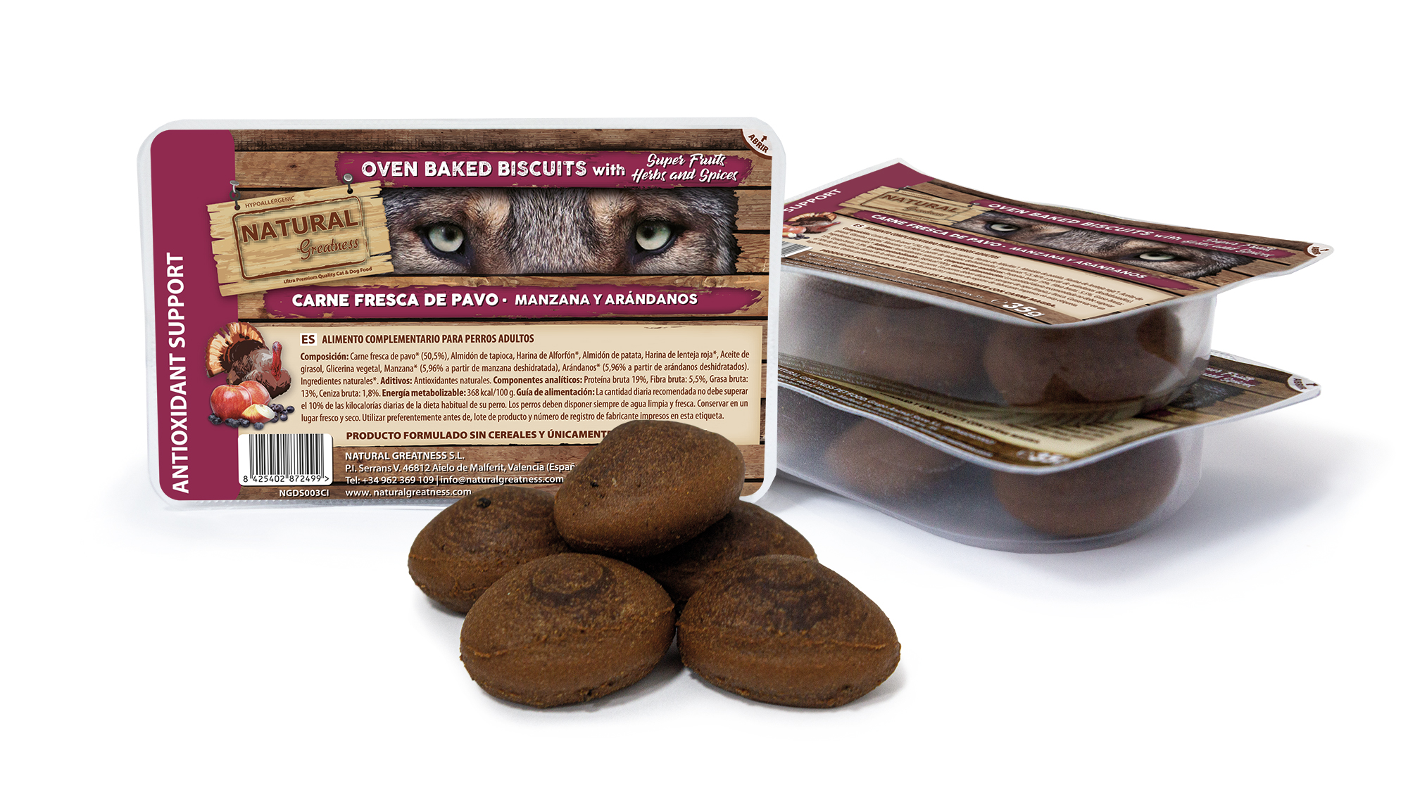 Natural Greatness Antioxidant Support (Oven baked biscuits) - Imagen 2
