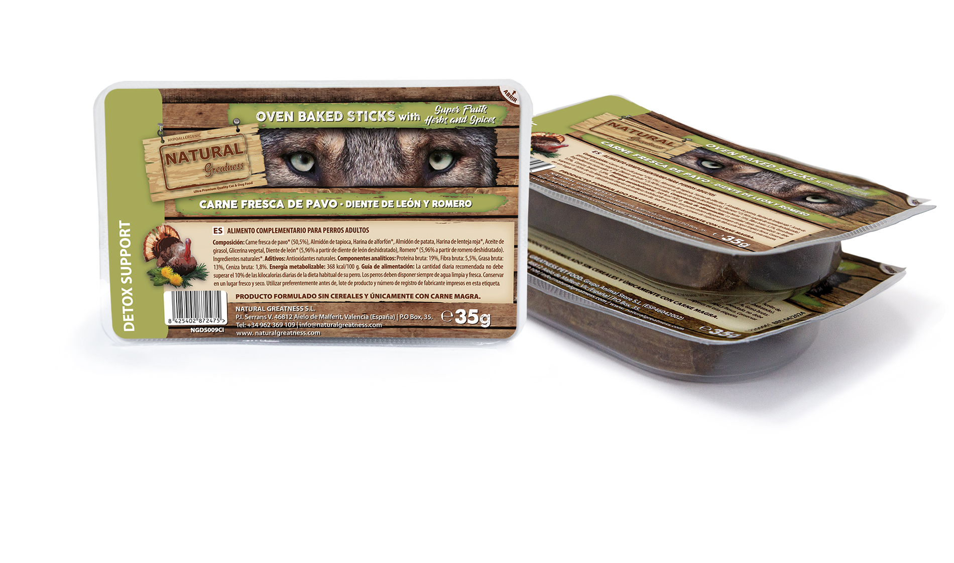 Natural Greatness Detox Support (Oven baked sticks)