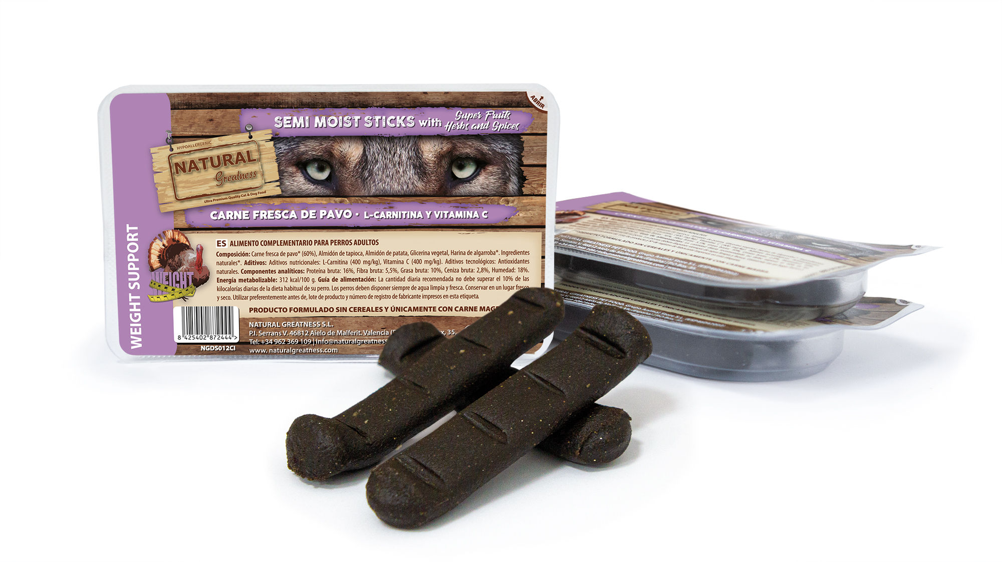 Natural Greatness Weight Support (Semi moist sticks) - Image 2