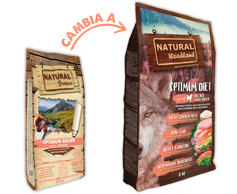 Natural Woodland Receta Optimum - Large Breed - Imagen 3