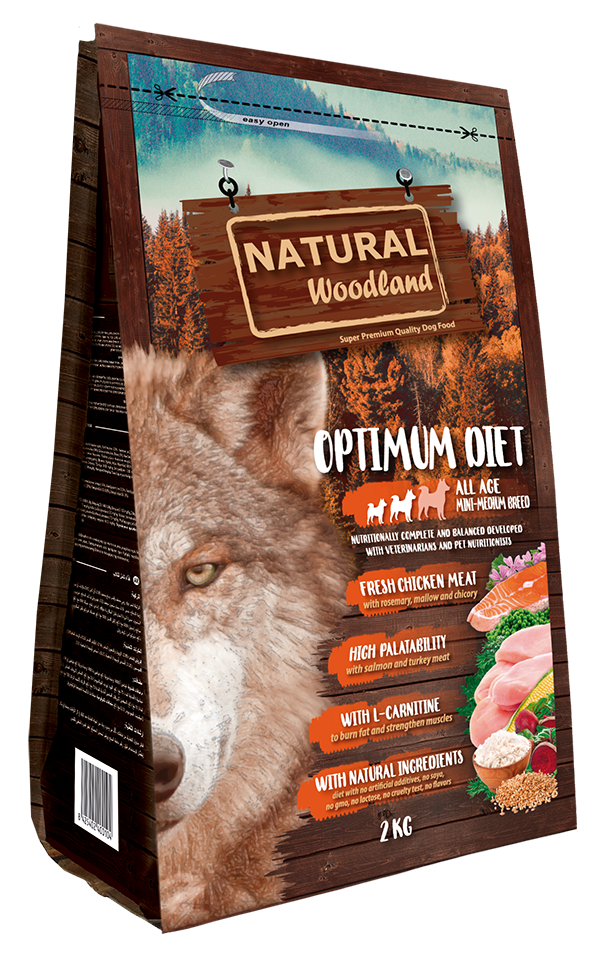 Natural Woodland Receta Optimum - Mini & Medium - Imagen 2