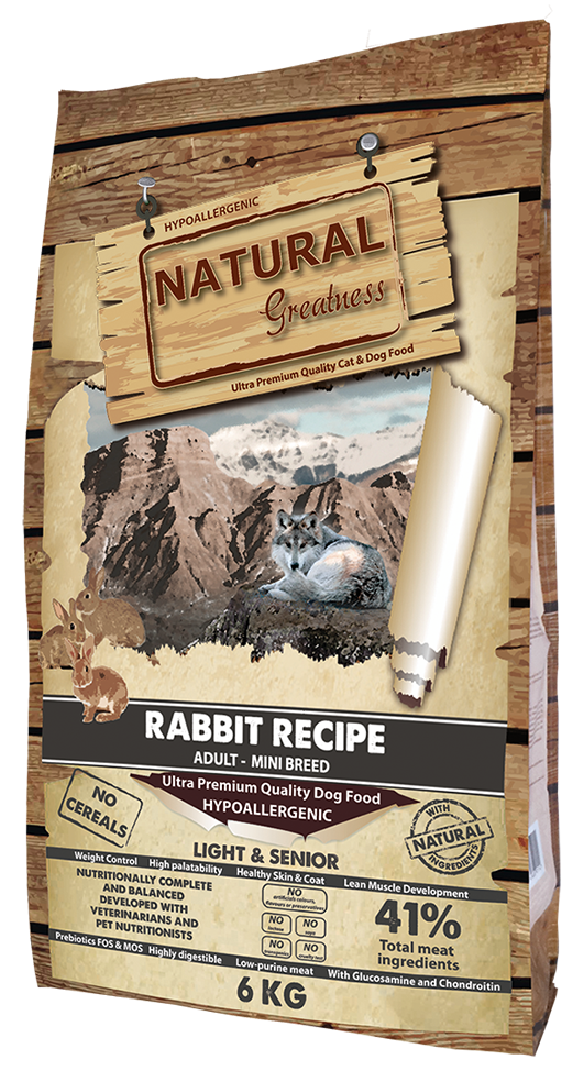 Natural Greatness Receta de Conejo Mini - Light & Senior - Imagen 3