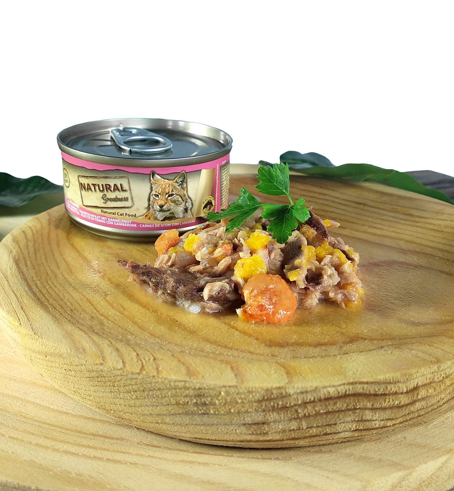 Natural Greatness Filete de atún y gambas
