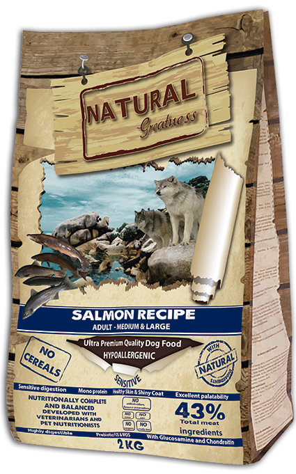 Natural Greatness Receta de Salmón - Sensitive