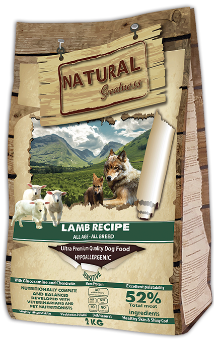Natural Greatness Receta de Cordero - Sensitive