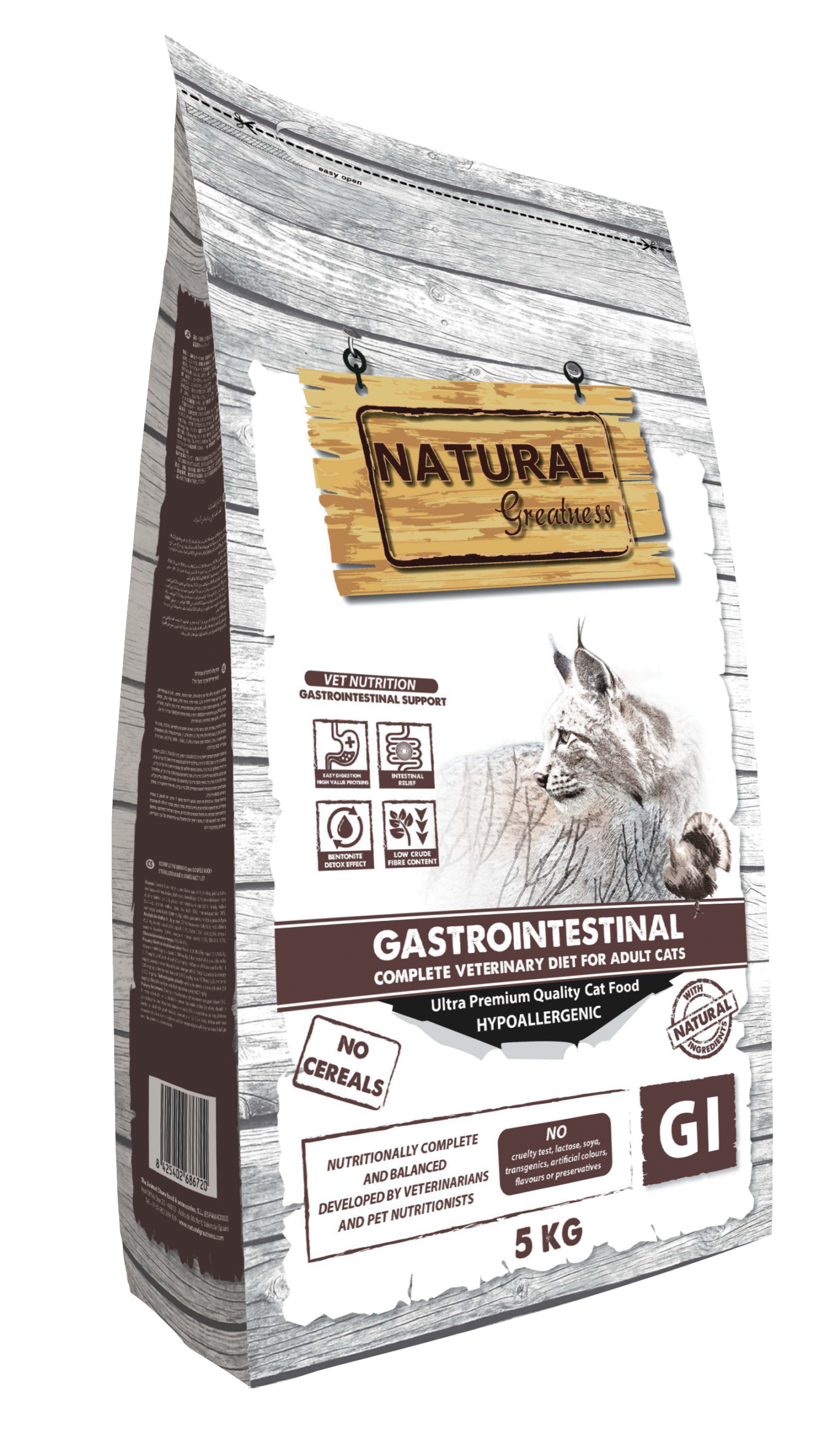 Natural Greatness NG Diet Vet Cat Gastrointestinal - Imagen 2