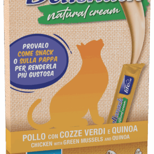 Deli snack Crema Natural: pollo con mejillones verdes y quinoa