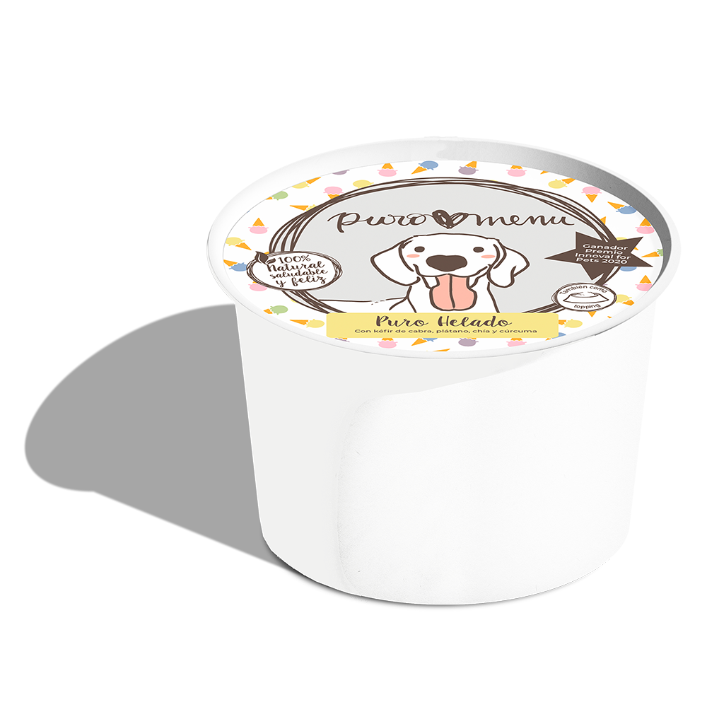 Puro Menu Puro Helado/Yogur "Plátano y Chía"