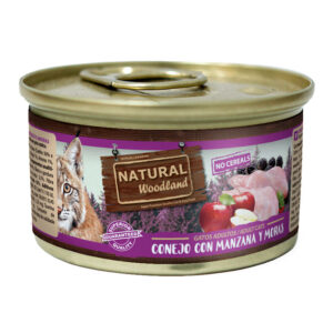 Natural Woodland Conejo con manzana y moras
