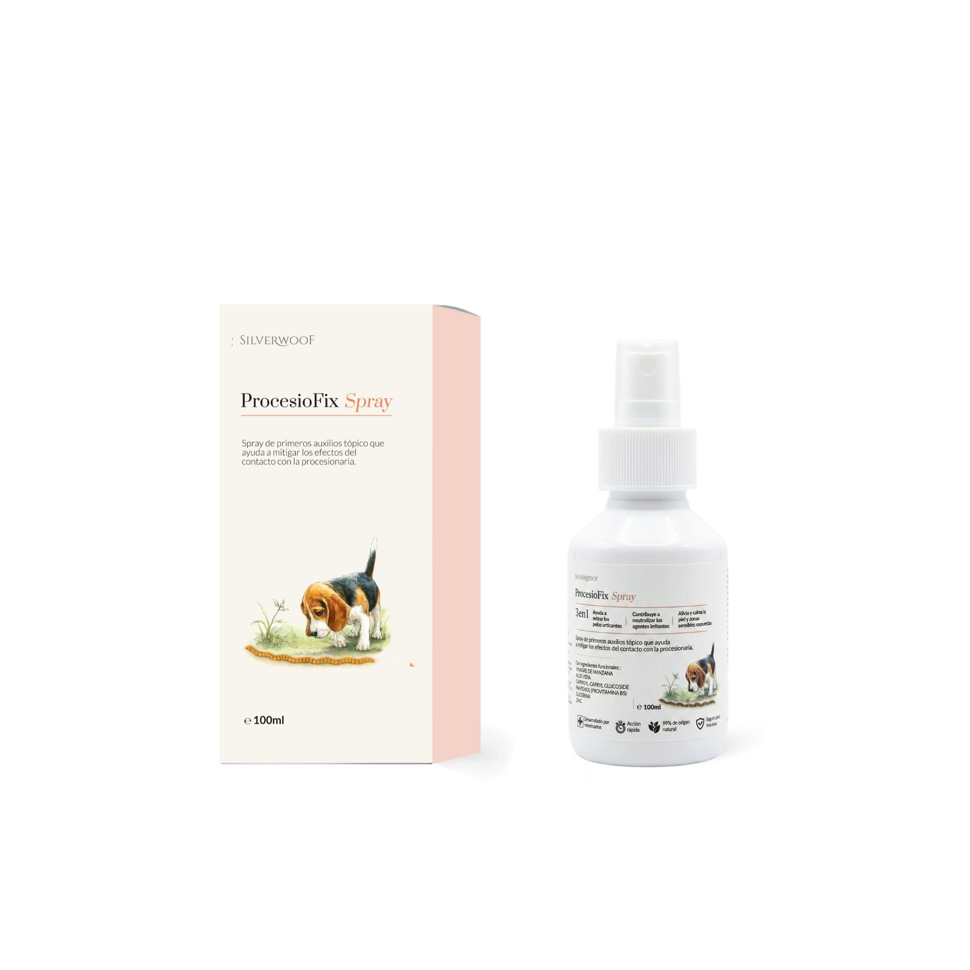 ProcesioFix Spray Procesionaria Perros Silverwoof 100 ml - Imagen 2